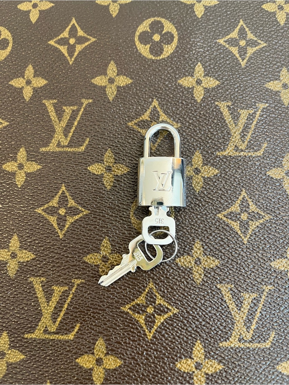 Louis Vuitton Silver Lock & Key #315